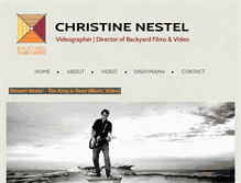 Tablet Screenshot of christinenestel.com